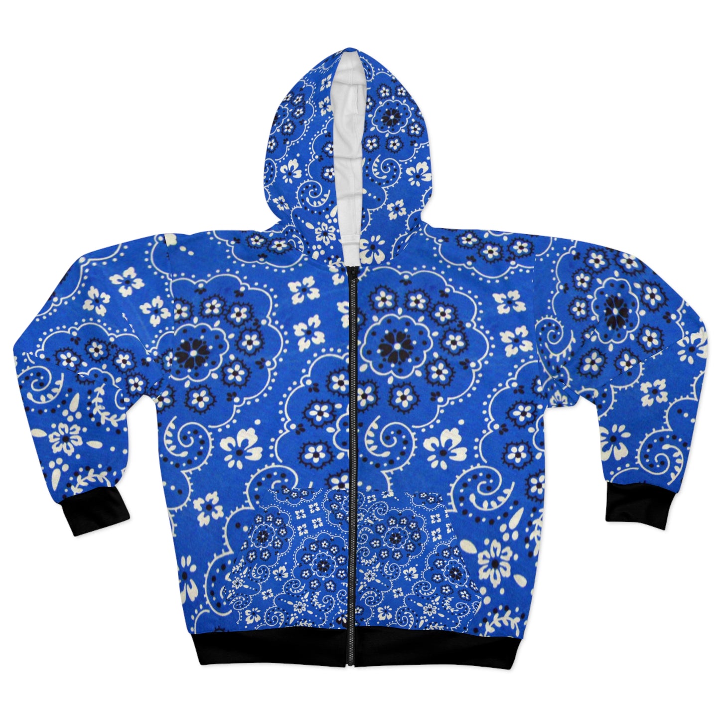 True Blue Drip Zip Hoodie