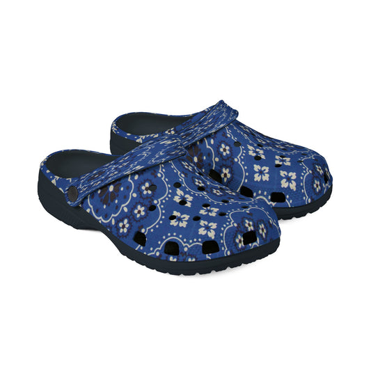 True Blue Crocs